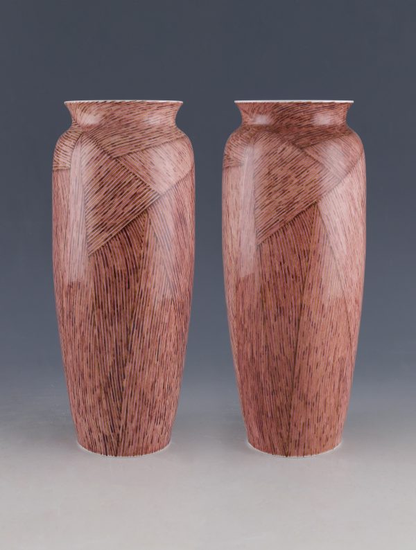 43《维度2022-10》对瓶 - “Dimension 2022-10” Paired Vase